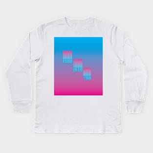 Fade Into You Kids Long Sleeve T-Shirt